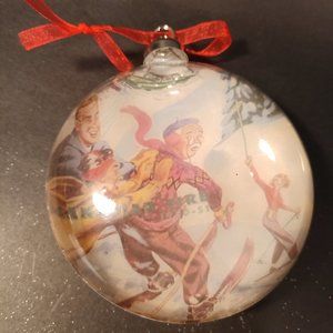 2010 Canadian Tire Glass Ornament